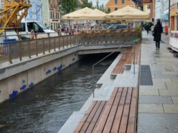 freising marienplatz st raum a landschaftsarchitektur platzgestaltung zentrum moosach bach