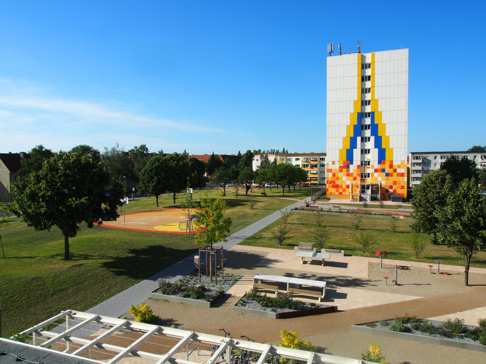 STrauma Landschaftsarchitektur Berlin landscape architects Hennigsdorf Farbquartier Parkanlage