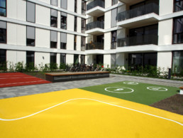 ST raum a landschaftsarchitektur wohnanlage neubau friedrichshain hofgestaltung freiraum spielplatz conrad blenkle strasse