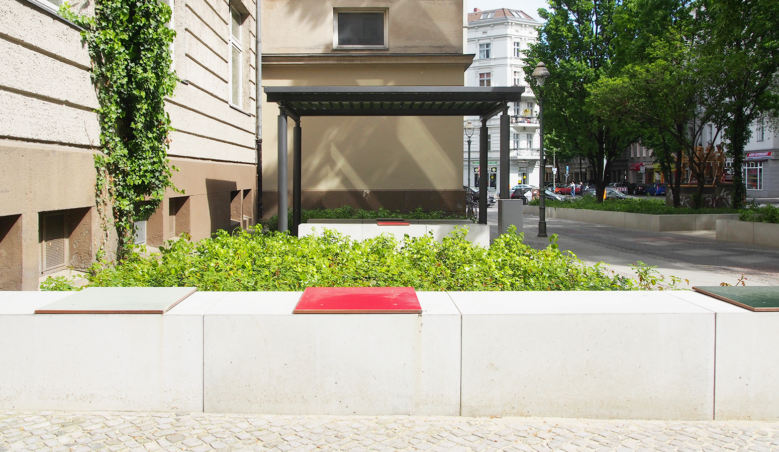 STrauma Landschaftsarchitektur Berlin landscape architects Albert Schweitzer Schule Berlin Sitzelemente