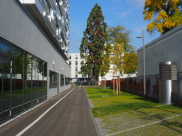 STrauma Landschaftsarchitektur Berlin landscape architects Fraunhofer Institut Darmstadt Parkplätze