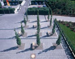 STrauma Landschaftsarchitektur Berlin landscape architects Sparkassenakademie und Seminarhotel Lichtenwalde Platz