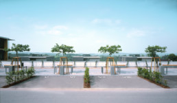 STrauma Landschaftsarchitektur Berlin landscape architects Sparkassenakademie und Seminarhotel Lichtenwalde Parkplätze