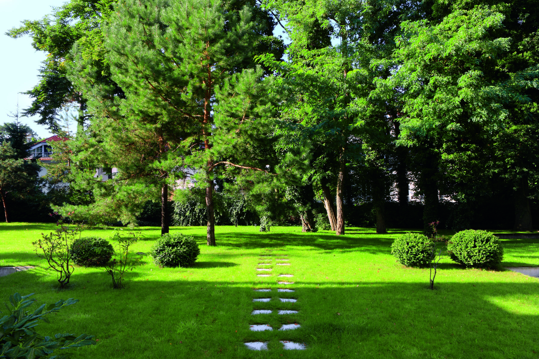 STrauma Landschaftsarchitektur Berlin landscape architects Brahmsstrasse Berlin Park üppiges Grün