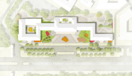 STrauma Landschaftsarchitektur Berlin landscape architects Ernst Reuter Haus Entwurf Plan Zeichnung