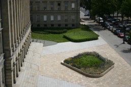 STrauma Landschaftsarchitektur Berlin landscape architects Ernst Reuter Haus Bodenbelag