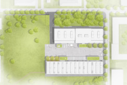 STrauma Landschaftsarchitektur Berlin landscape architects Jutier und Tonnenhalle München Kreativquartier Lageplan