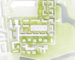 STrauma Landschaftsarchitektur Berlin landscape architects carossa quartier spandau Lageplan