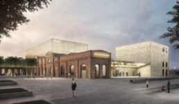 Kulturraffinerie Monheim Konzerthaus Bez Kock Architektur st raum a landschaftsarchitektur Perspektive