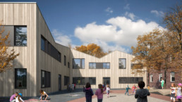 Andres Grundschule Essen SEHW Architektur st raum a landschaftsarchitektur Perspektive