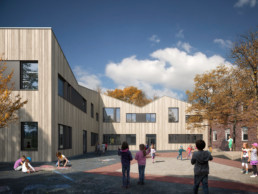 Andres Grundschule Essen SEHW Architektur st raum a landschaftsarchitektur Perspektive