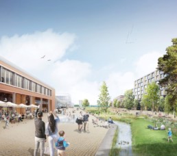 wettbewerb kiel holtenau masterplan snohetta st raum a innovative urban design landscape architecture cradle to cradle