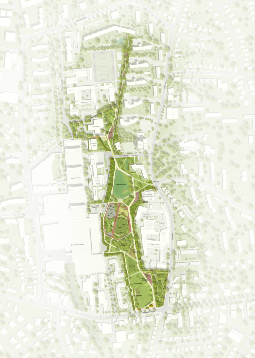 WillyBrandtPark, Norderstedt ST raum a. Landschaftsarchitektur, Berlin