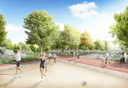 perspektive sport vorentwurf willy brandt park norderstedt st raum a landschaftsarchitektur