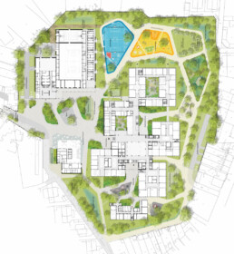 lageplan bildungscampus neuenhof siegburg st raum a landschaftsarchitektur education urban design