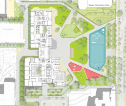 Lageplan schulzentrum tannenbusch bonn st raum a landschaftsarchitektur