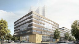 neubau am geomatikum hamburg entwurf htp hidde timmermann partnerschaft architekten st raum a landschaftsarchitektur