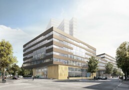 neubau am geomatikum hamburg entwurf htp hidde timmermann partnerschaft architekten st raum a landschaftsarchitektur